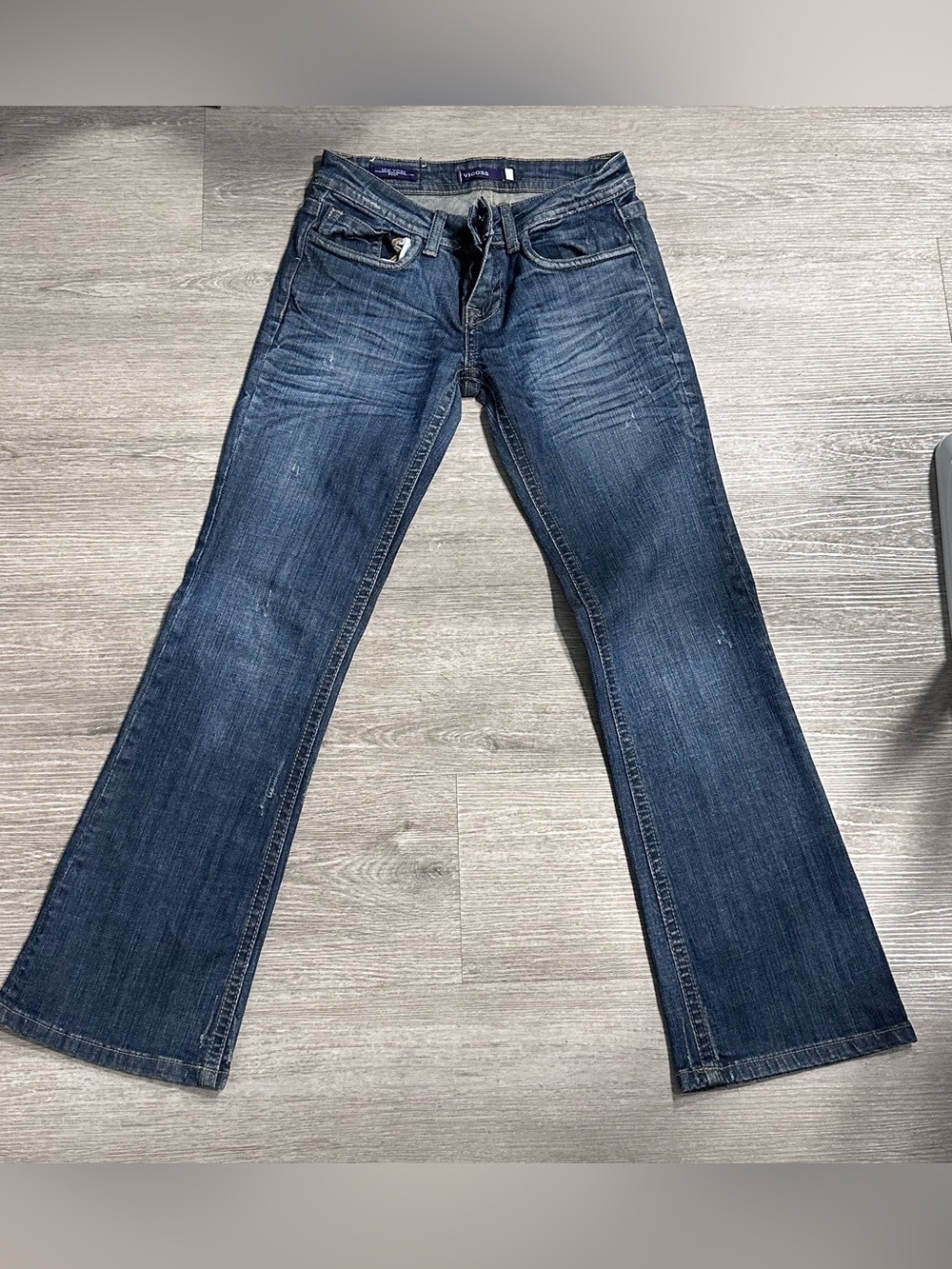 Vigoss Juniors Dark Blue Flare Jeans